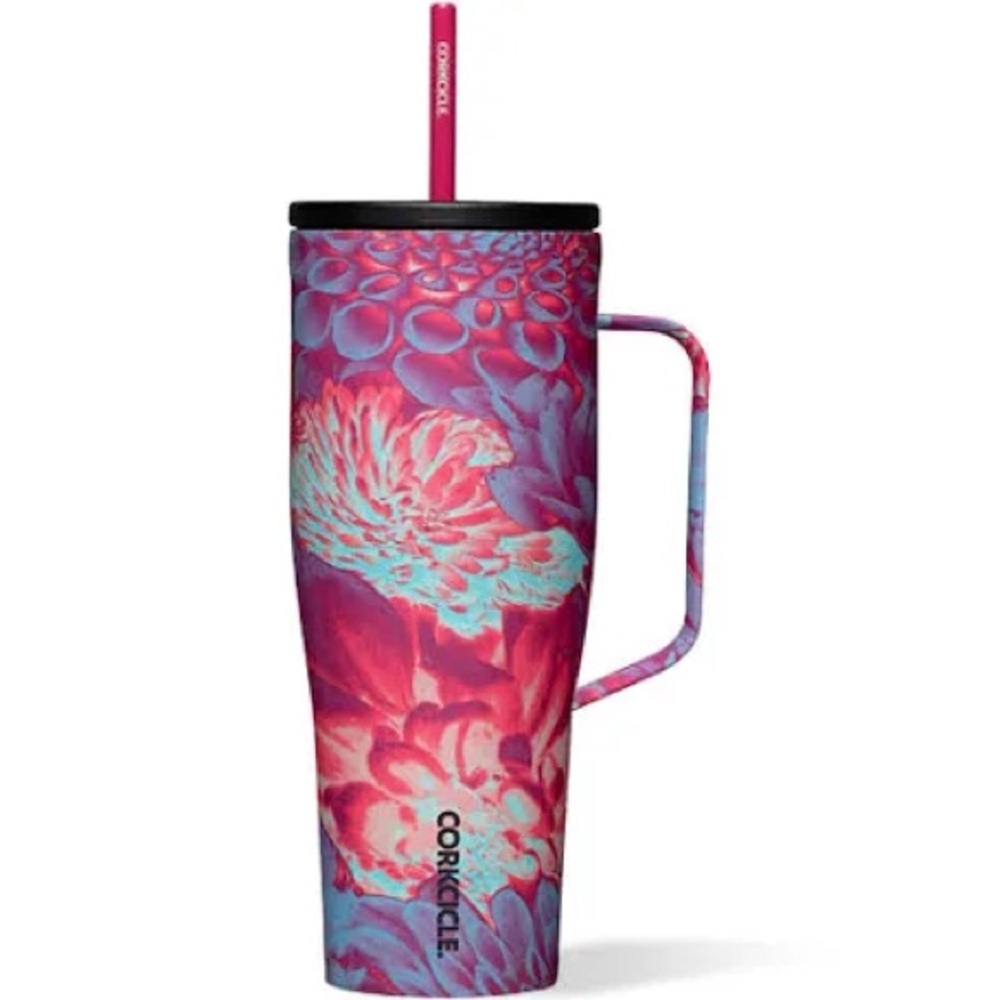 Corkcicle Dopamine Floral Tumbler 30 oz